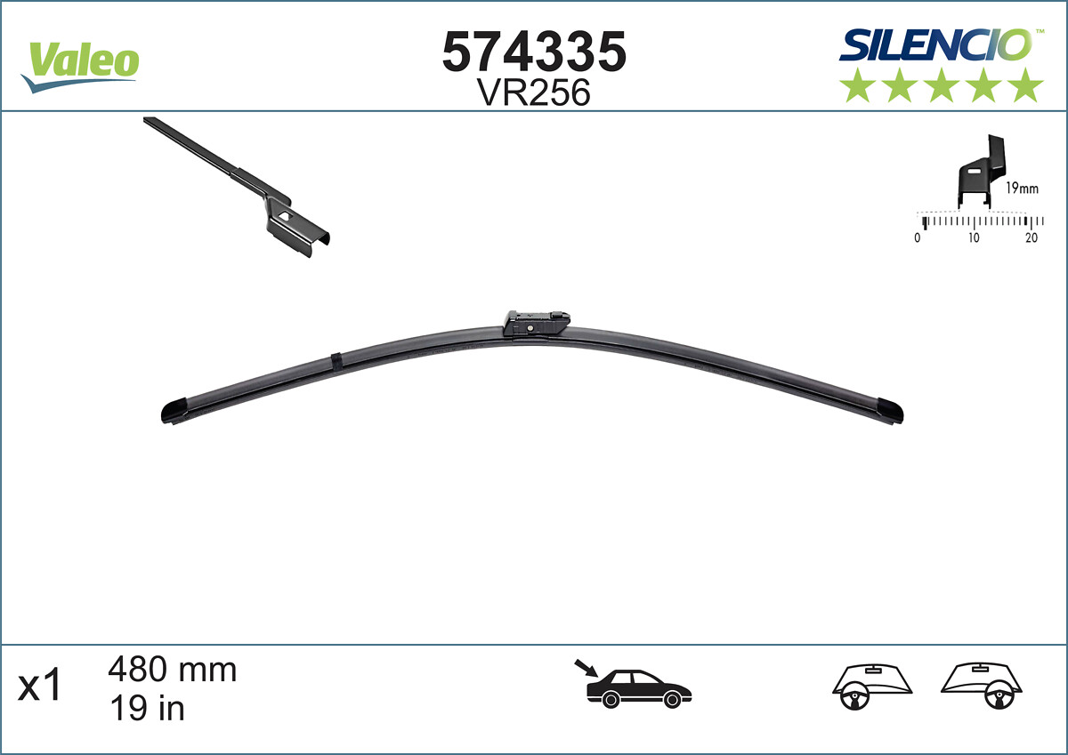Lamela stergator VALEO 574335